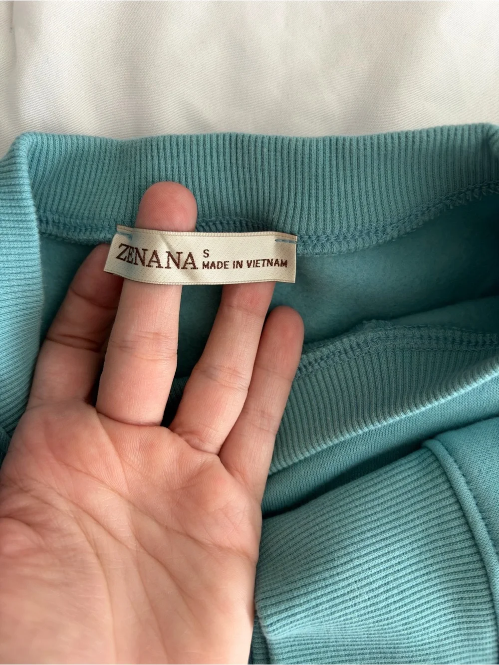 Zenana Outfitters Teal Pullover Sweatshirt